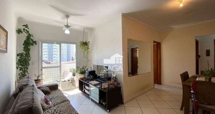 Apartamento com 2 dormitórios à venda, 65 m² por R$ 369.000,00 - Vila Guilhermina - Praia Grande/SP