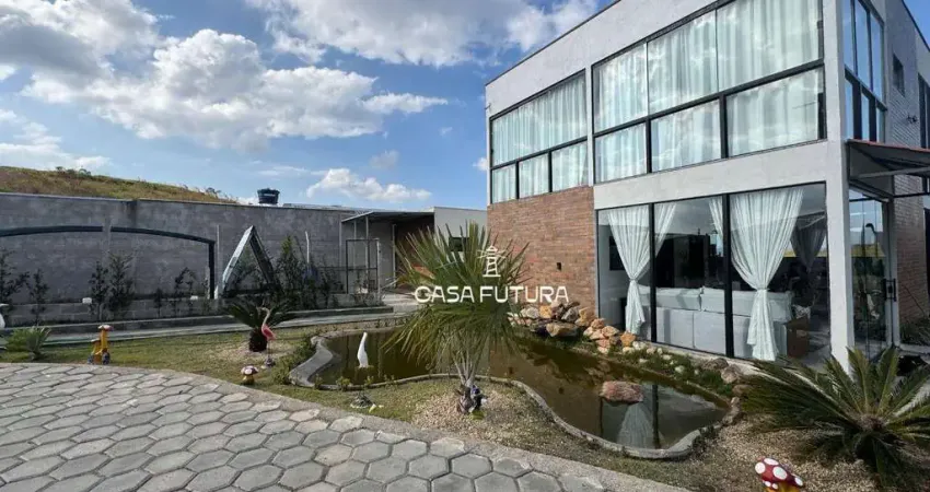 Chácara com 3 dormitórios à venda, 3000 m² por r$ 1.900.000,00 - roma - volta redonda/rj