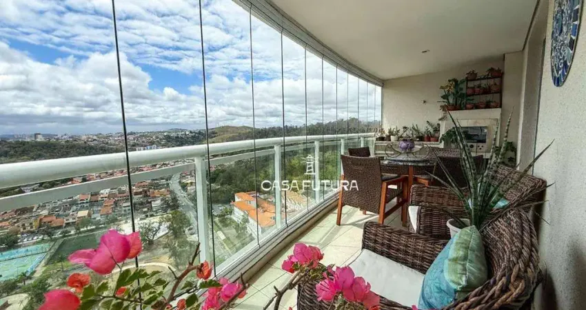 Apartamento com 3 dormitórios à venda, 140 m² por r$ 1.400.000,00 - vila santa cecília - volta redonda/rj