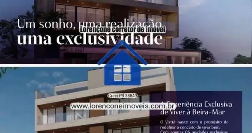 Apartamento para Venda em Matinhos, Gaivotas, 3 suítes, 4 banheiros, 2 vagas