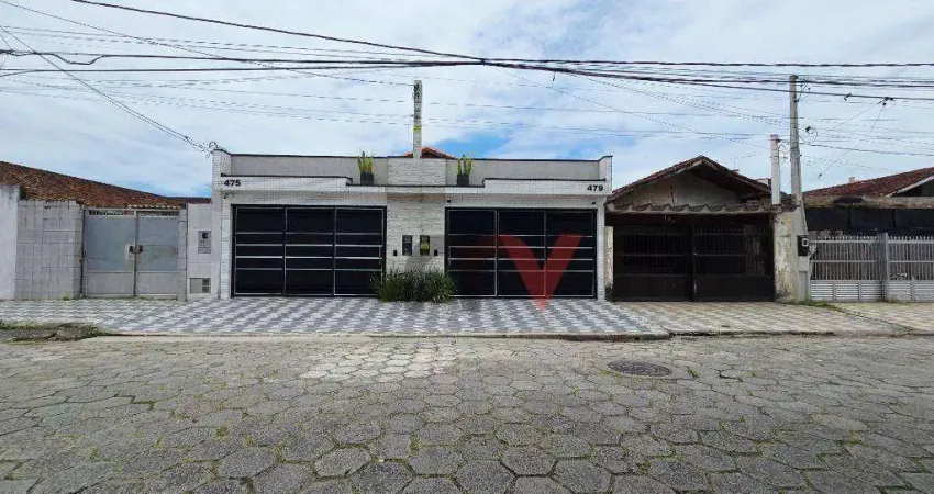 Casa com 3 dormitórios à venda, 103 m² por r$ 780.000,00 - tupi - praia grande/sp