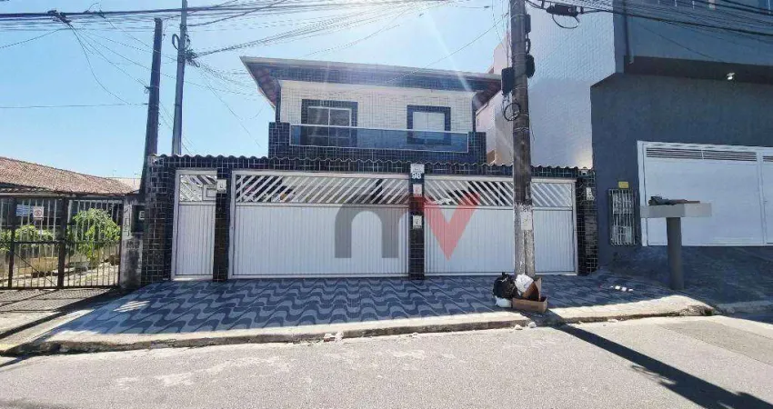 Casa com 2 dormitórios para alugar, 52 m² por r$ 1.600/mês - vila antártica - praia grande/sp