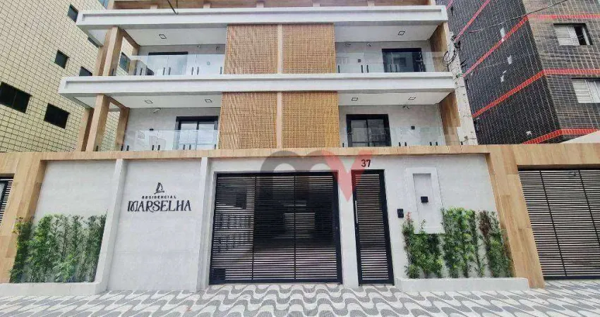 Triplex com 2 dormitórios à venda, 93 m² por r$ 570.000 - tupi - praia grande/sp