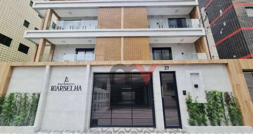 Triplex com 2 dormitórios à venda, 96 m² por r$ 620.000 - tupi - praia grande/sp