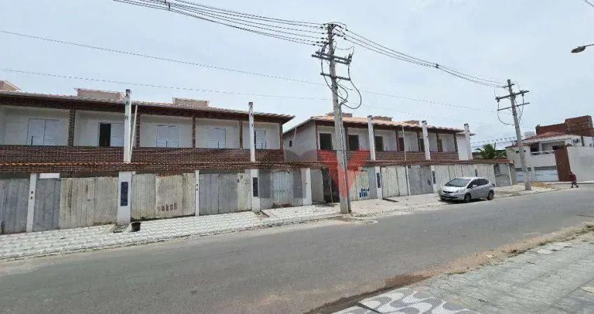 Sobrado com 2 dormitórios à venda, 62 m² por r$ 345.000 - quietude - praia grande/sp