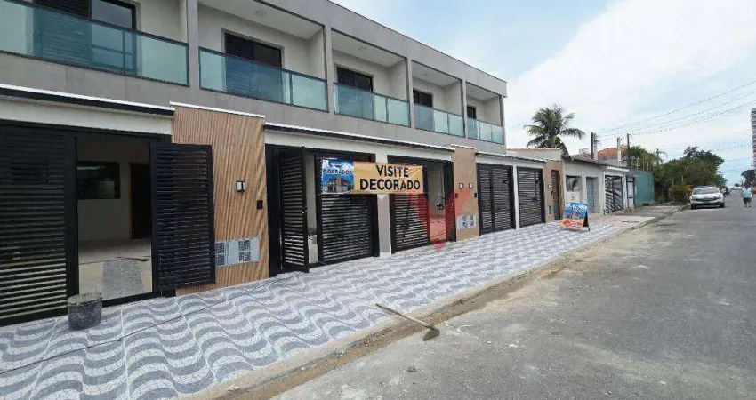 Sobrado com 2 dormitórios à venda, 55 m² por r$ 390.000 - vilamar - praia grande/sp