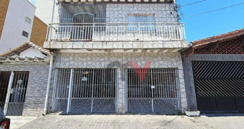 Casa com 3 dormitórios à venda, 190 m² por r$ 350.000,00 - mirim - praia grande/sp