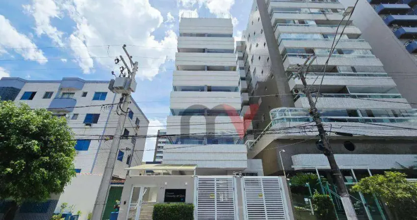 Apartamento com 1 dormitório à venda, 41 m² por r$ 390.000 - canto do forte - praia grande/sp