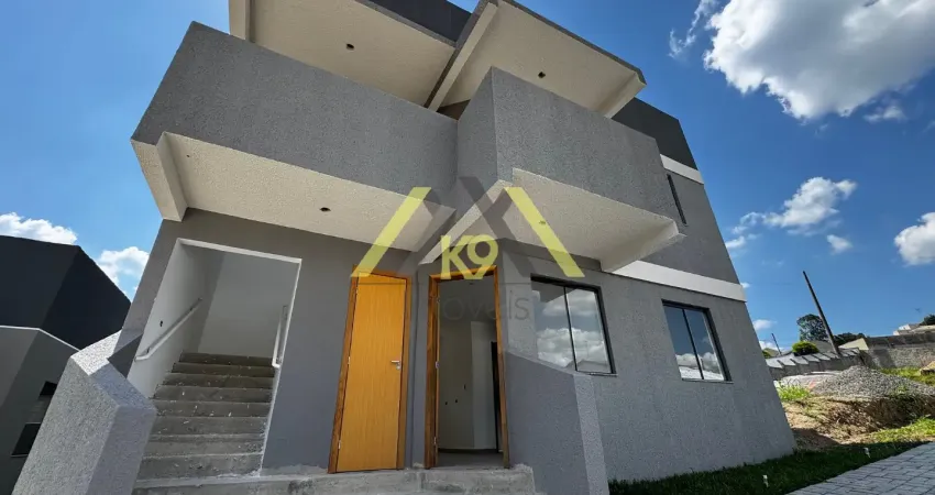 Casas sobrepostas com opções com 2 vagas de garagem parque do embu em colombo