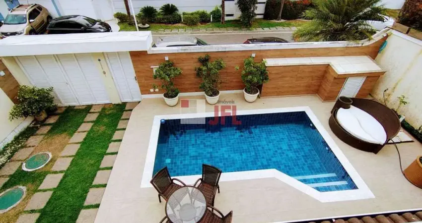Casa triplex brezinski 4 quartos 4 suítes 2 vagas - 252 m² - village carmel ii - recreio dos bandeirantes - rj
