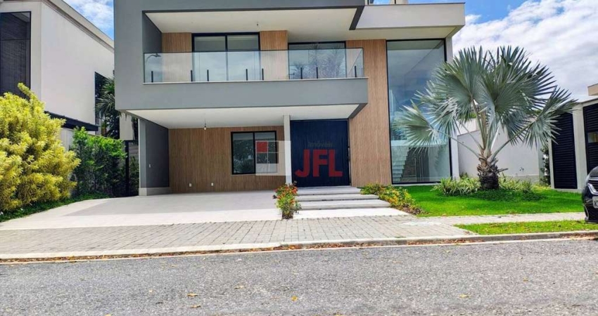 Casa Contemporânea de Construtor 600 m² 5 quartos 5 suítes 4 vagas - Alphaville Barra da Tijuca - RJ