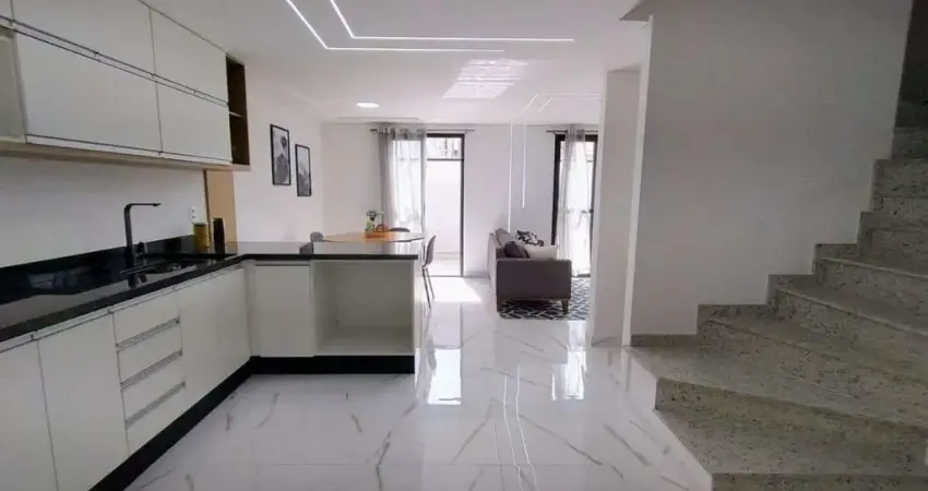 Casa triplex em condomínio 3 dormitórios com 1 suíte e piscina privativa no campestre santo andré!
