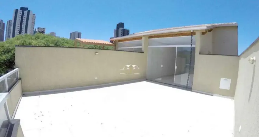 Cobertura com 2 dormitórios à venda, 125 m² por r$ 585.000,00 - jardim - santo andré/sp