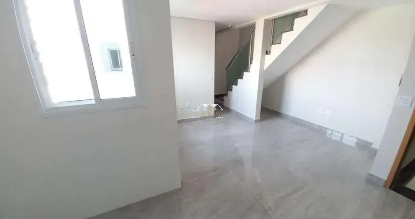 Cobertura à venda, 100 m² por r$ 480.000,00 - vila valparaíso - santo andré/sp