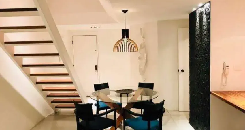 Apartamento duplex com 1 dormitório à venda, 97 m² por r$ 880.000,00 - jardim - santo andré/sp