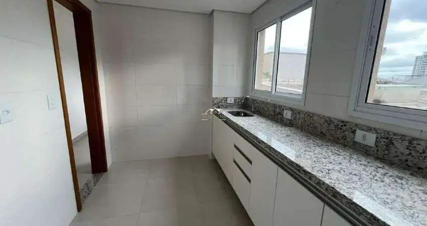 Apartamento para aluguel 78 m² no vila valparaíso, santo andré — 2 quartos, 1 suíte, 1 vagas