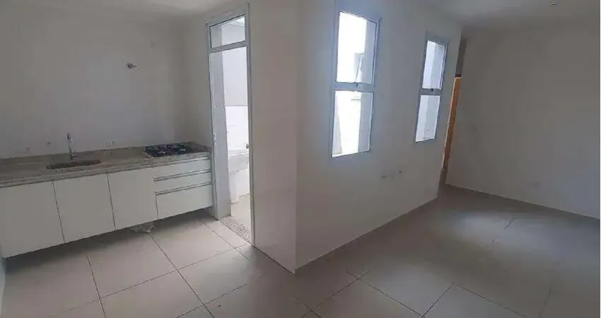Cobertura para alugar, 50 m² por r$ 2.377,00/mês - vila valparaíso - santo andré/sp