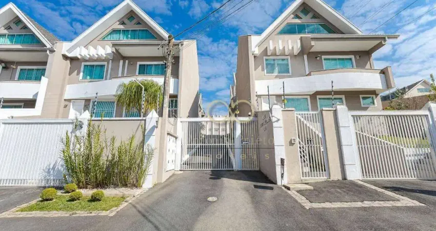 Sobrado com 3 dormitórios à venda, 190 m² por r$ 1.089.000,00 - santa felicidade - curitiba/pr