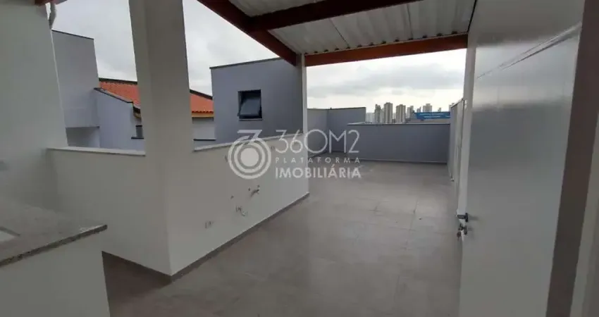 Cobertura para venda em santo andré, paraíso, 2 dormitórios, 1 suíte, 2 banheiros, 1 vaga