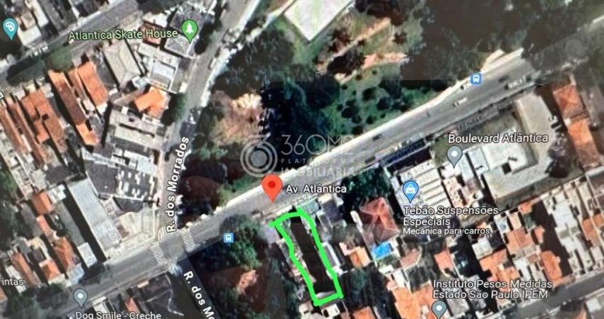 Terreno à venda na Avenida Atlântica, Vila Valparaíso, Santo André