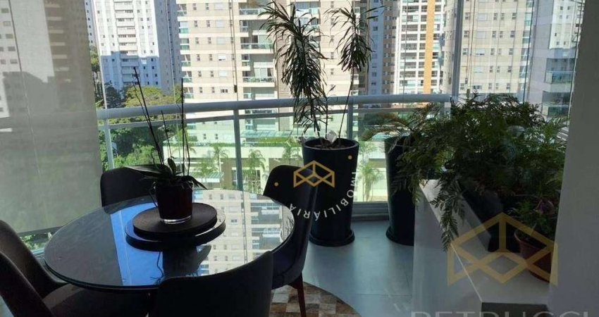 Apartamento com 2 dormitórios à venda, 80 m² por R$ 1.200.000,00 - Campo Belo - São Paulo/SP