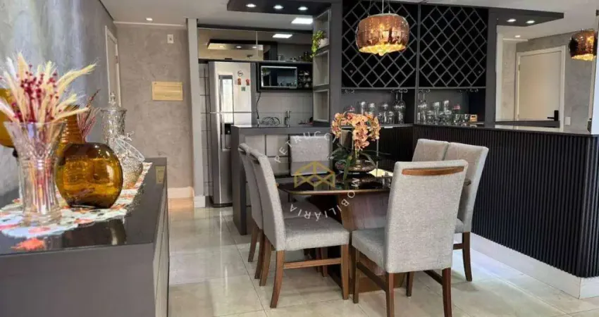 Apartamento com 2 dormitórios à venda, 62 m² por R$ 570.000,00 - Jardim Ipaussurama - Campinas/SP