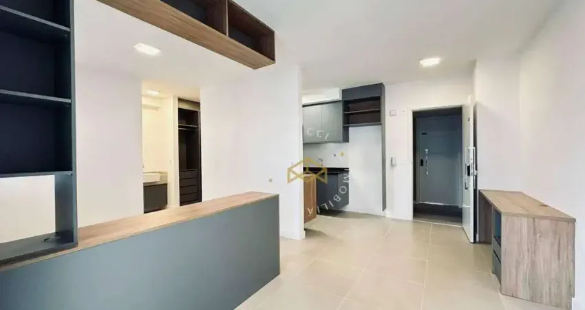 Apartamento com 1 dormitório à venda, 46 m² por r$ 600.000,00 - residencial sírius - campinas/sp