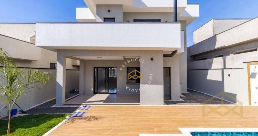 Casa com 3 dormitórios à venda, 210 m² por R$ 1.710.000,00 - Parque Brasil 500 - Paulínia/SP