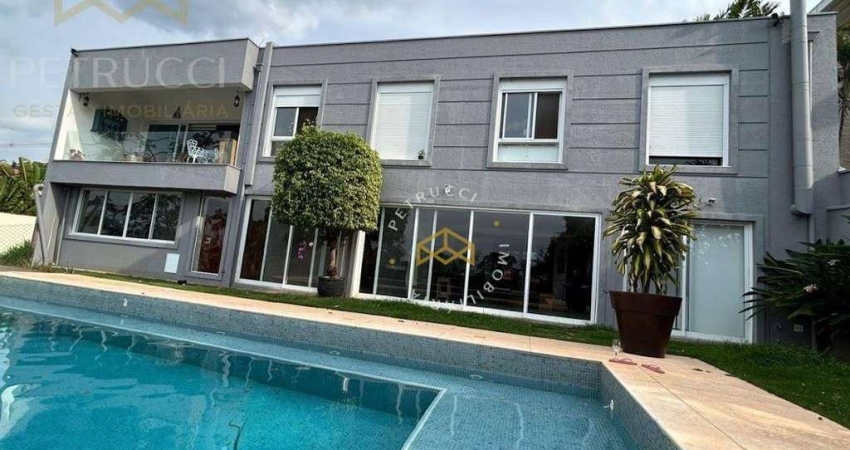 Casa com 5 dormitórios à venda, 402 m² - Loteamento Caminhos de San Conrado (Sousas) - Campinas/SP