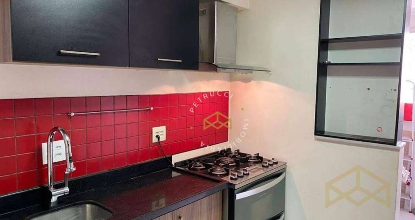 Apartamento com 2 dormitórios à venda, 60 m² por R$ 300.000,00 - Vila Nova Teixeira - Campinas/SP