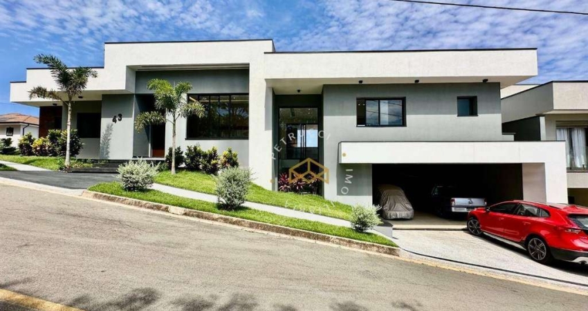 Casa com 3 dormitórios à venda, 360 m² por R$ 3.100.000,00 - Condomínio Portal do Jequitibá - Valinhos/SP