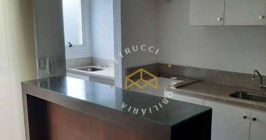 Apartamento com 1 dormitório para alugar, 62 m² por R$ 3.535,16/mês - Condomínio Edifício Lisieux - Campinas/SP