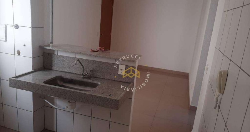 Apartamento com 2 dormitórios à venda, 48 m² por R$ 240.000,00 - Parque das Cachoeiras - Campinas/SP