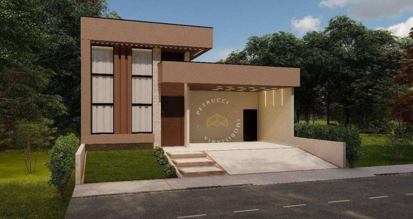 CASA COM 3 DORMITÓRIOS À VENDA, 166 M²  NO RESIDENCIAL JARDIM DE MÔNACO - HORTOLÂNDIA/SP