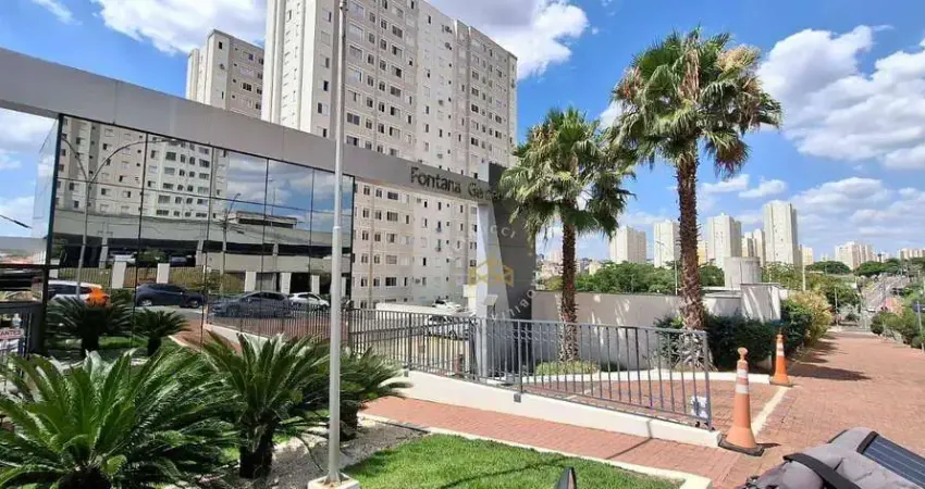Apartamento á venda no residencial fontana garden  parque industrial - campinas-sp.