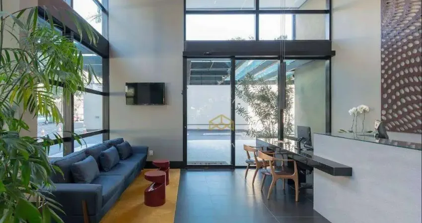 Apartamento com 1 dormitório para alugar, 40 m² no cambuí - campinas/sp