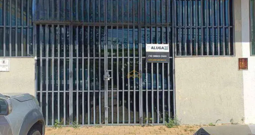 Sala comercial para locação com 100m² na estrada municipal do roncáglia em valinhos/sp.