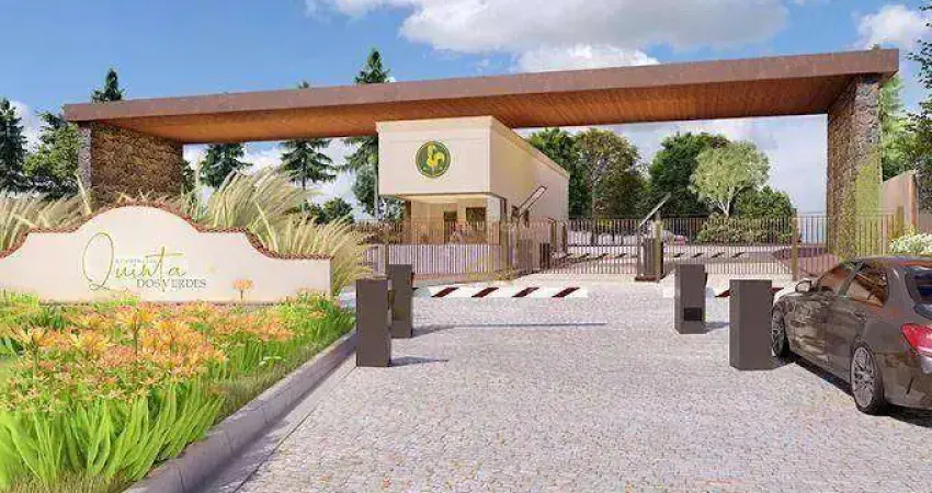 Terreno com 305m² à venda no condomínio residencial quinta dos verdes em paulínia/sp