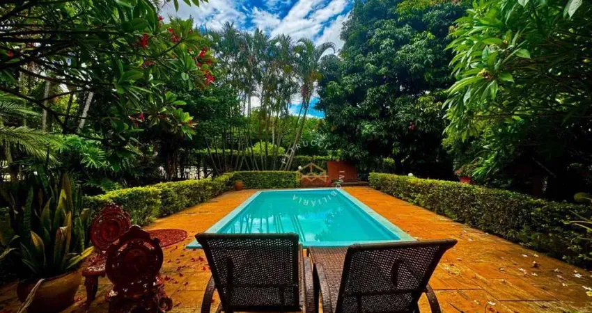 Chácara com 3 dormitórios à venda, 1000 m² no condomínio chácara grota azul - hortolândia/sp