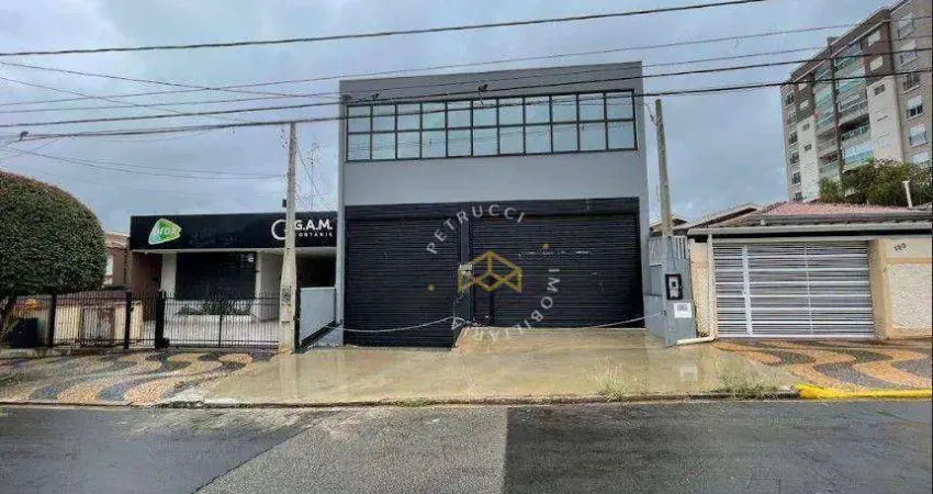 Galpão comercial para locação no bairro jardim dom bosco em campinas/sp.