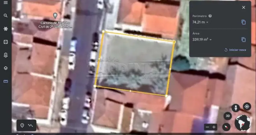 Venda de terreno - padrão no bairro vila prado - área terreno 340,00m2 em são carlos/sp