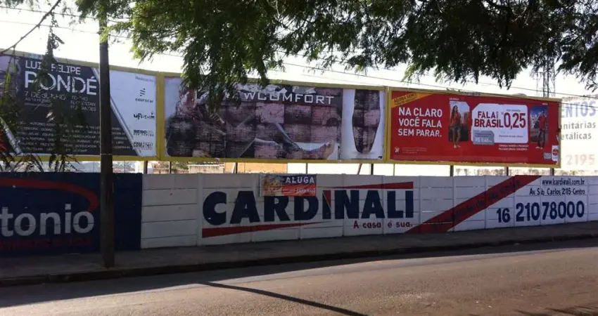 Terreno comercial para alugar na Avenida Teixeira de Barros, s/n, Vila Prado, São Carlos