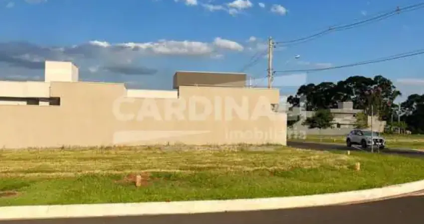 Terreno à venda no condomínio recanto do sabiá com 268m² em são carlos/sp.