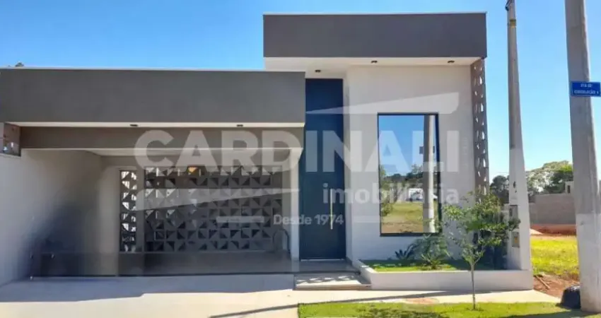 Casa em condomínio fechado com 3 quartos à venda na Avenida Francisco Falvo, 1300, Residencial Samambaia, São Carlos