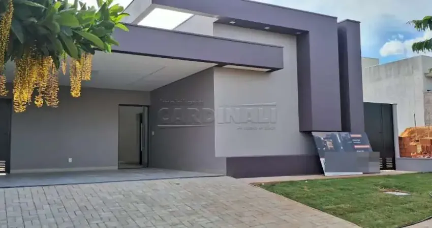 Casa em condomínio fechado com 3 quartos à venda na Rua Professora Vera Apparecida Barreto Bezerra, Quadra G, Lote 133, 133, Jardim Serra Azul, Araraquara