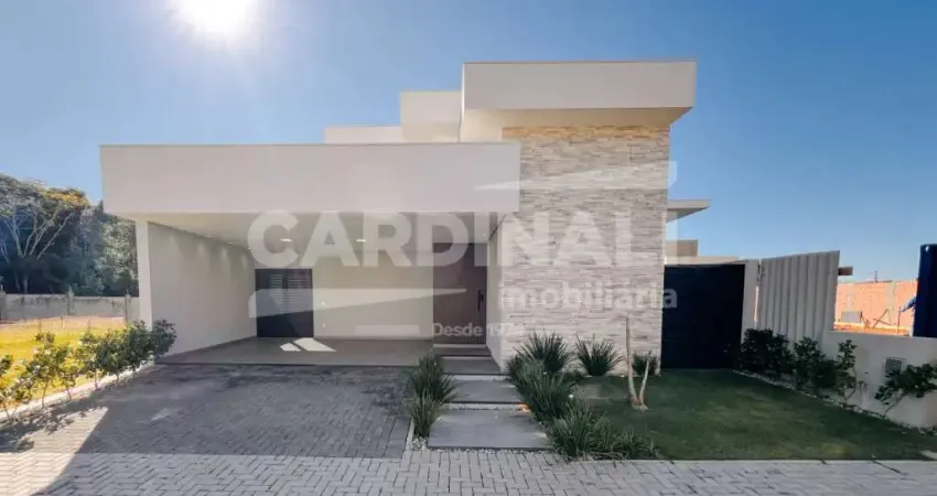 Casa em condomínio fechado com 3 quartos à venda na Avenida Miguel Damha, 1601, Condomínio Village Damha IV, São Carlos
