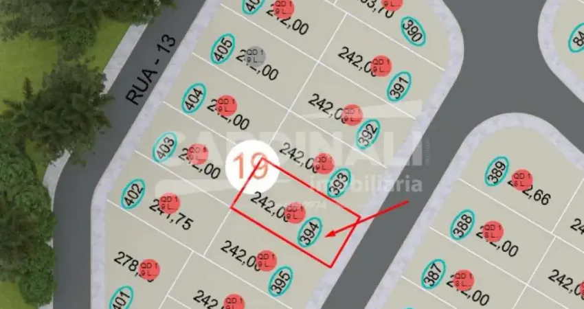 Terreno à venda na Rua Edgard Archanjo Pereira, Jardins do Porto, São Carlos