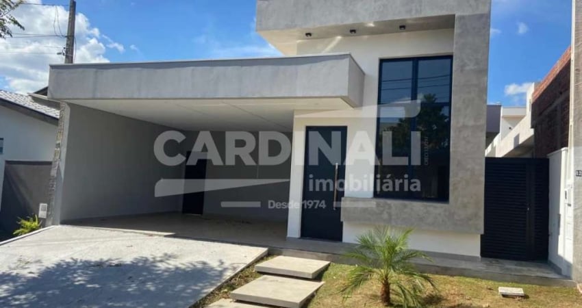 Casa em condomínio fechado com 3 quartos à venda na Avenida Professora Maria de Cresci Leopoldino, 755, Condomínio Residencial Quebec, São Carlos
