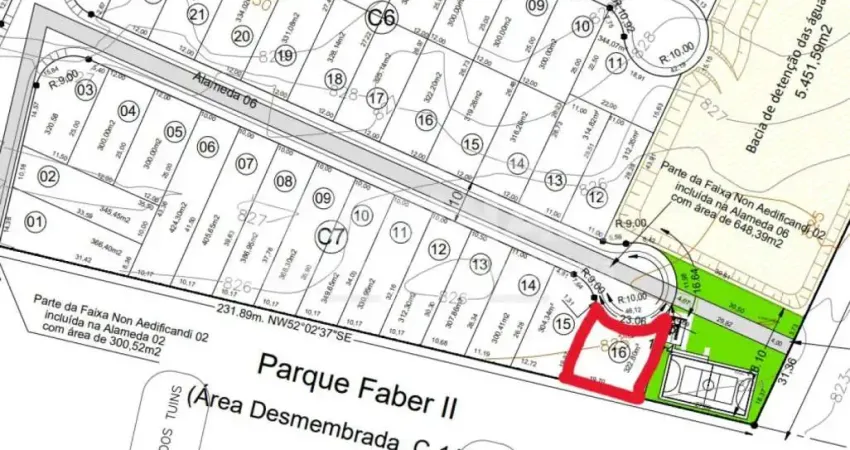 Terreno em condomínio fechado à venda na Avenida dos Sanhaços, 1179, Parque Faber Castell II, São Carlos