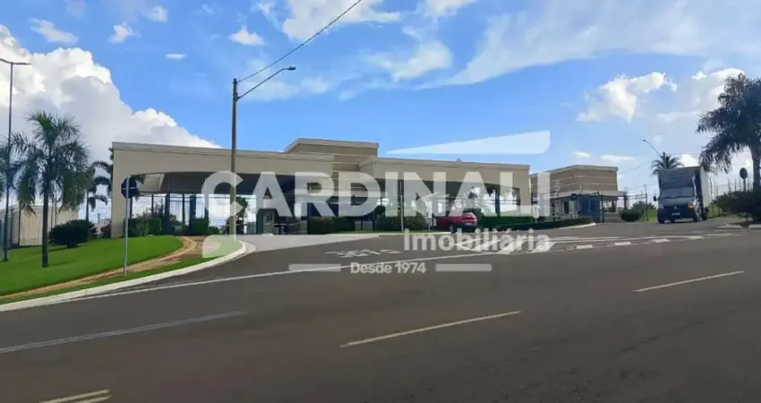 Terreno em condomínio fechado, pronto para construir.